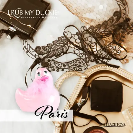 Big Teaze Toys I Rub My Duckie 2.0 Paris Pink Waterproof Massager