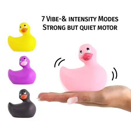 Big Teaze Toys I Rub My Duckie 2.0 Classic Pink Waterproof Massager