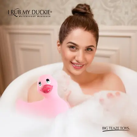 Big Teaze Toys I Rub My Duckie 2.0 Classic Pink Waterproof Massager
