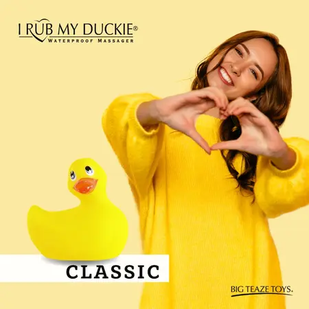 Big Teaze Toys I Rub My Duckie 2.0 Classic Yellow Massaging Device