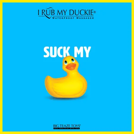 Big Teaze Toys I Rub My Duckie 2.0 Classic Yellow Massaging Device