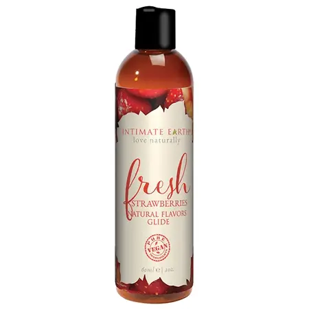 Intimate Earth Fresh Strawberries Flavored Lubricant 60 ml