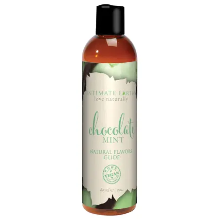 Intimate Earth Glide Chocolate Mint 60ml - Edible Lubricant with Stevia