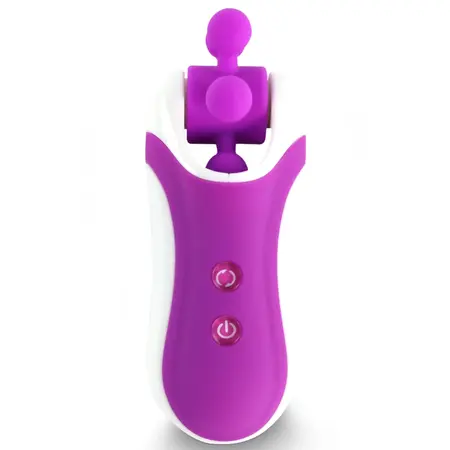 FeelzToys Clitella Intimate Oral Motion Device Purple, Compact USB