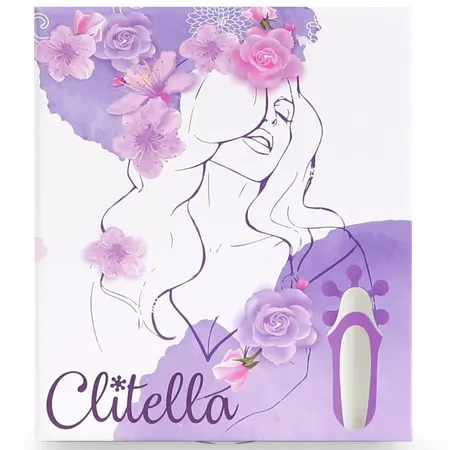 FeelzToys Clitella Intimate Oral Motion Device Purple, Compact USB