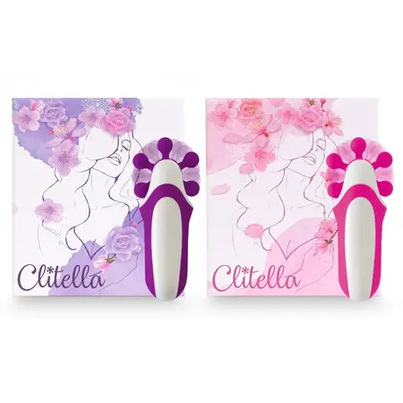 FeelzToys Clitella Intimate Oral Motion Device Purple, Compact USB