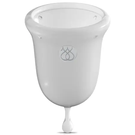 Jimmyjane Menstrual Cups Clear - Ergonomic Reusable Silicone Set
