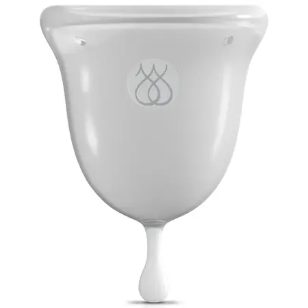 Jimmyjane Menstrual Cups Clear - Ergonomic Reusable Silicone Set