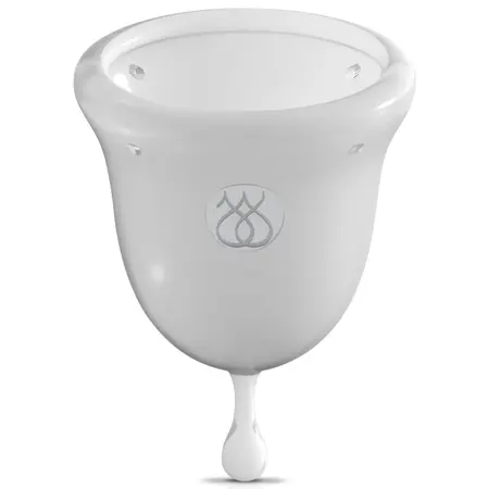 Jimmyjane Menstrual Cups Clear - Ergonomic Reusable Silicone Set