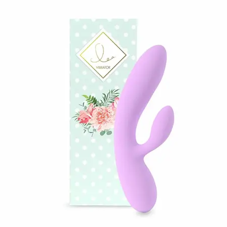 FeelzToys Lea Lilac Dual Motor Intimate Wellness Device, 202mm, Waterproof