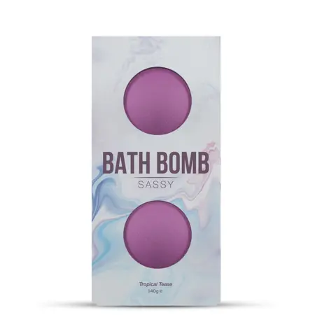 Dona Bath Bomb Sassy Tropical Tease 140g - Aromatic Spa Sphere