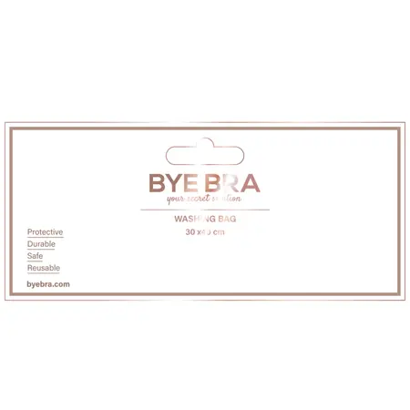 Bye Bra Washing Bag Clear 30x40 cm - Protective Mesh for Delicate Fabrics