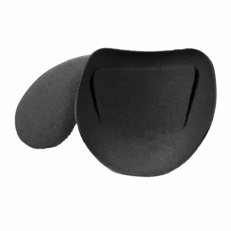 Bye Bra Shoulder Bra Pads Black - Seamless Contour Foam Inserts