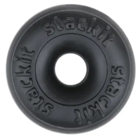 Perfect Fit Stackit Black SilaSkin Soft Comfort System Ring