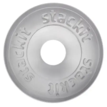 Perfect Fit Stackit Clear SilaSkin Ultra-Soft Adjustable Ring