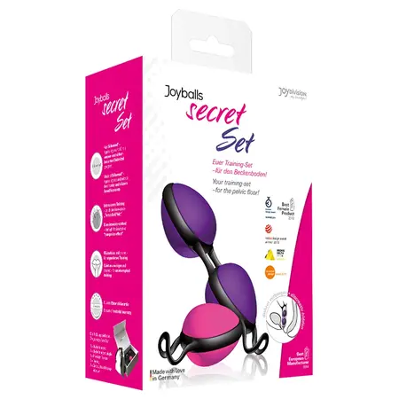 Joydivision Joyballs Secret Set Magenta/Lila & Black - Dual Toning Balls
