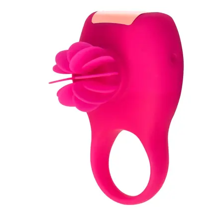 Tokyo Design Glamfit Rotating Stimulation Ring Cerise Silicone USB