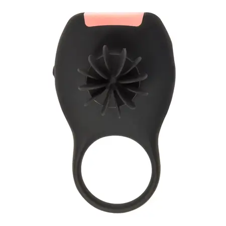 Tokyo Design Glamfit Black - Rotating Silicone Stimulation Ring
