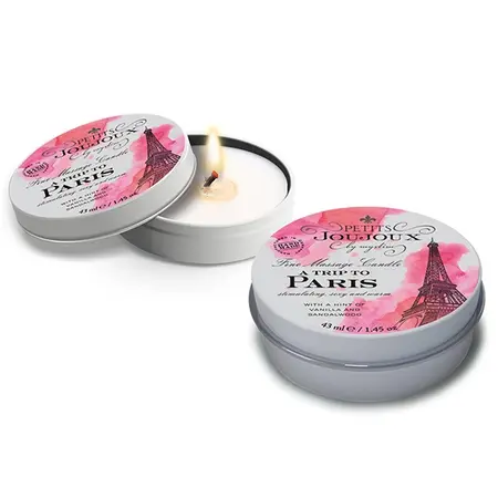Petits Joujoux Paris Massage Candle 33g - Vanilla & Exotic Woods Aroma