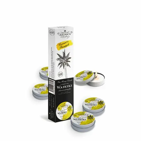 Petits Joujoux Waikiki Massage Candle Refills 33g - Coconut Pineapple, 5 pcs