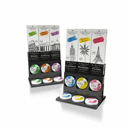 Petits Joujoux Massage Candle Display Set - 6 Fragrances, Mini Tins
