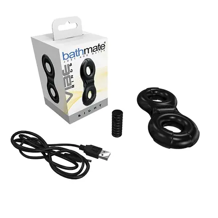 Bathmate Vibe Ring Eight Rechargeable Vibrating Intimate Ring