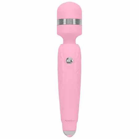 Pillow Talk Cheeky Pink Wand Massager - Rechargeable, Silicone, Wireless