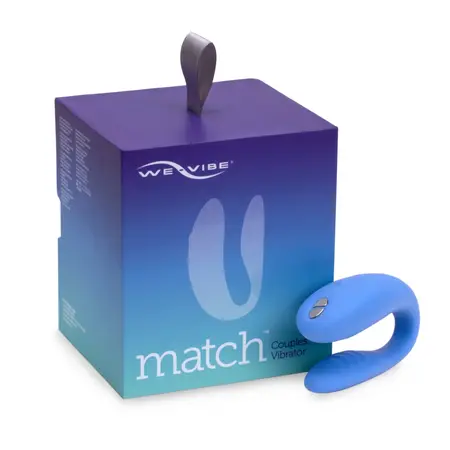 We-Vibe Match - Couples Intimate Device with Remote, Waterproof, Blue