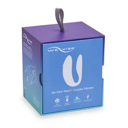 We-Vibe Match - Couples Intimate Device with Remote, Waterproof, Blue