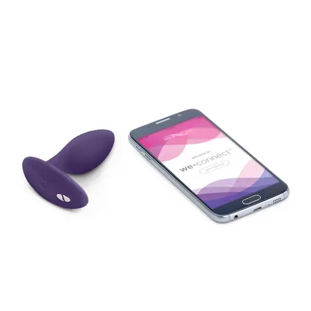 We-Vibe Ditto Flexible Vibrating Plug Purple, Remote & App Control