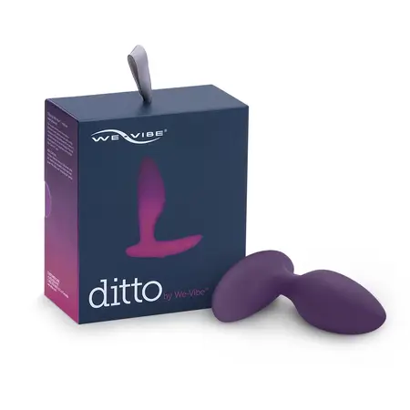 We-Vibe Ditto Flexible Vibrating Plug Purple, Remote & App Control