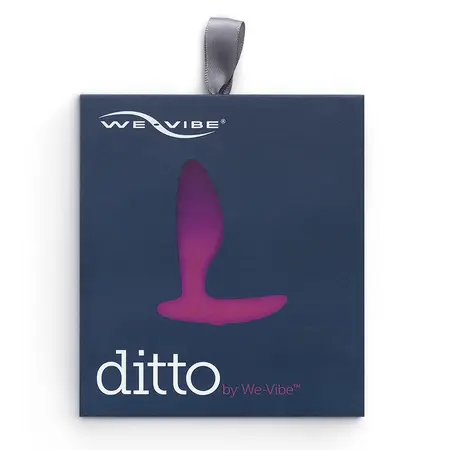 We-Vibe Ditto Flexible Vibrating Plug Purple, Remote & App Control