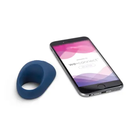 We-Vibe Pivot Vibrating Ring - Flexible Silicone, App Control, Blue