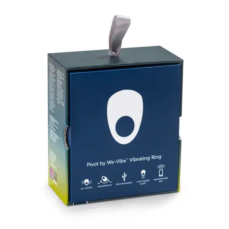 We-Vibe Pivot Vibrating Ring - Flexible Silicone, App Control, Blue