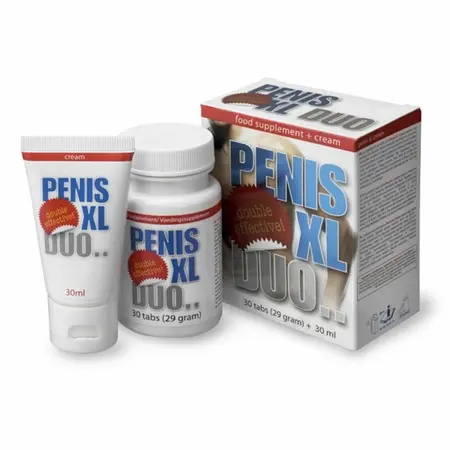 Cobeco Penis XL Duo Pack - Tablets & Cream, Herbal Formula, 30 Tablets