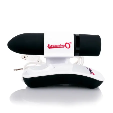 Screaming O Charged Positive Remote Black - Wireless Compact Vibrator 20 Modes