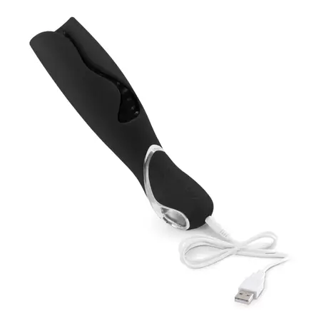 LoversPremium Vulcan Black Intimate Stimulation Device, 10 Modes, Waterproof