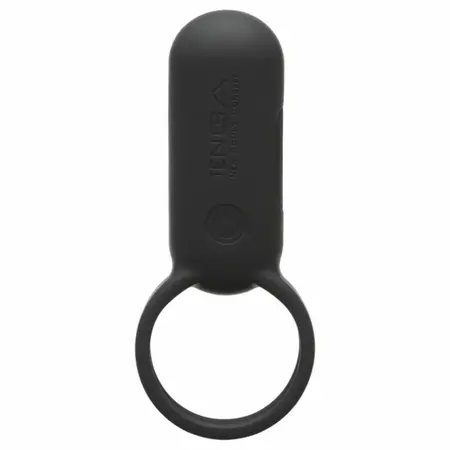 Tenga SVR Smart Vibe Ring Black - Rechargeable Silicone System