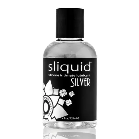 Sliquid Naturals Silver Silicone Lubricant 125 ml - Long-Lasting Formula