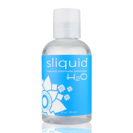 Sliquid Naturals H2O Water-Based Lubricant 125ml Vegan Formula