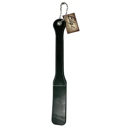 Sportsheets Edge Leather Slapper Long Handle, 44.5 cm, Black