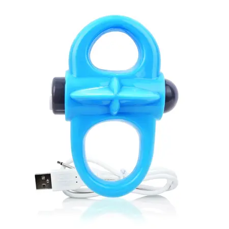 The Screaming O Charged Yoga Blue - Flexible Intimate Ring, Rechargeable