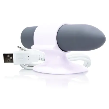 The Screaming O Charged Positive Grey - Rechargeable Massager, 20 Modes