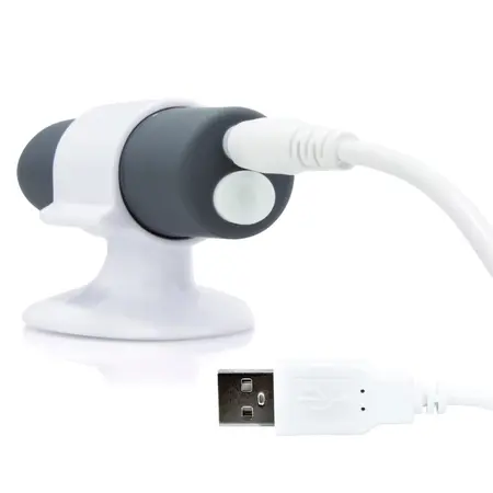 The Screaming O Charged Positive Grey - Rechargeable Massager, 20 Modes