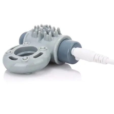 The Screaming O Charged OWow Grey - Rechargeable Intimate Ring, 10 Modes