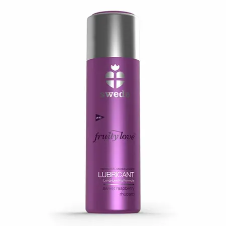 Swede Fruity Love Lubricant Raspberry Rhubarb 100ml Water-Based Formula