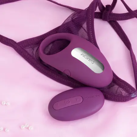 Svakom Winni Violet Smart Couples Vibrating Ring, Waterproof, USB