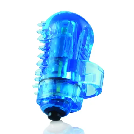The Screaming O FingO Tingly Blue - Ergonomic Finger Vibration System
