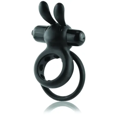 The Screaming O Ohare Black - Double Vibrating Silicone Ring