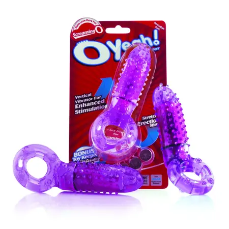 The Screaming O Oyeah Intimate Ring with Vertical Vibrating System Purple